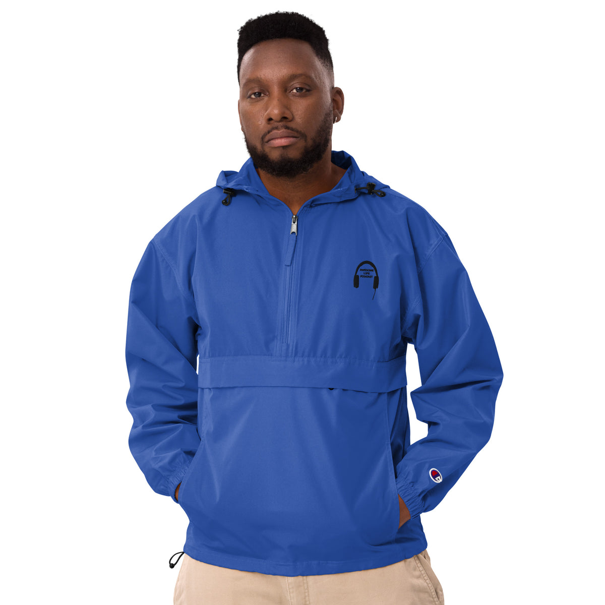 Awesomelife Podcast Embroidered Champion Packable Jacket – Awesome
