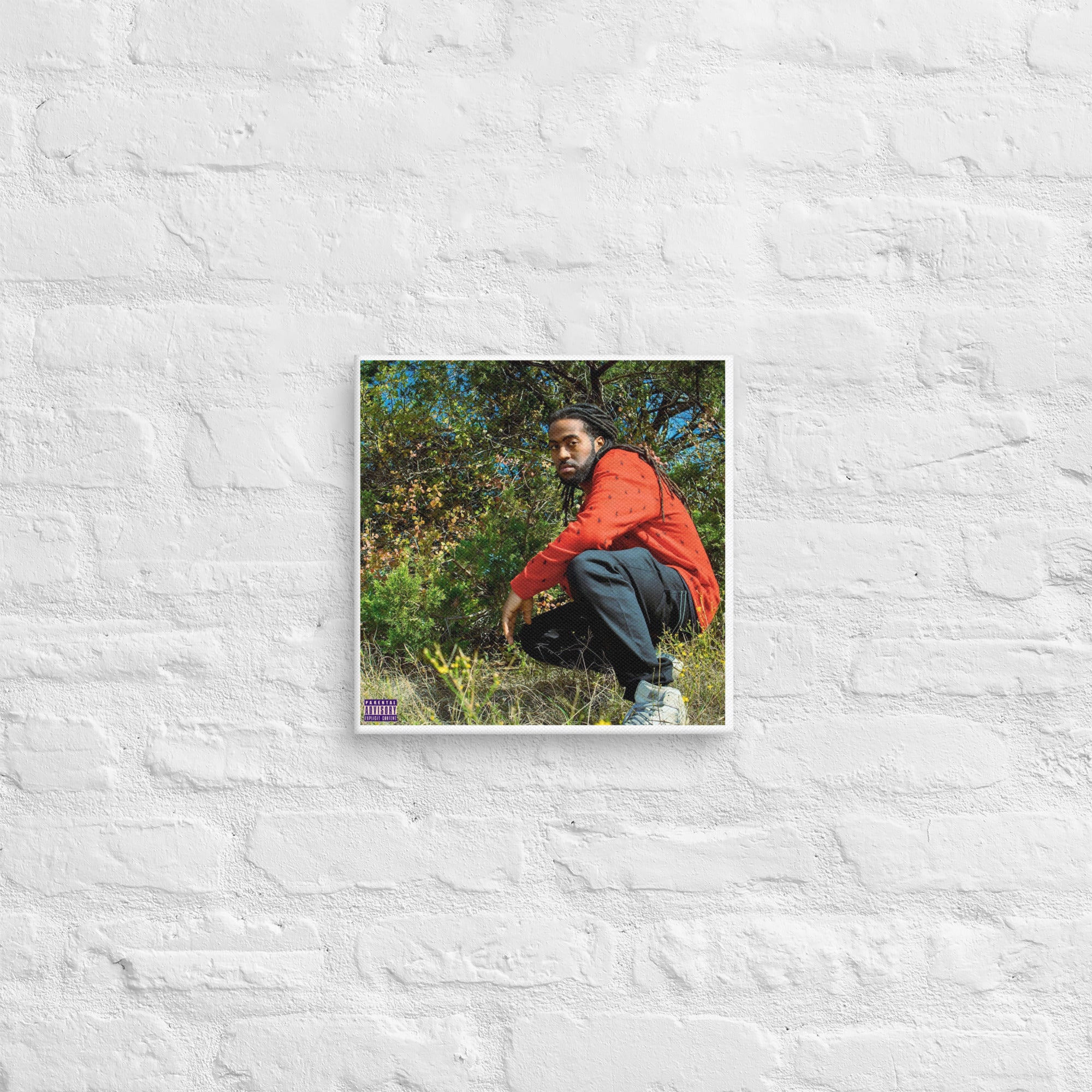 Awesomelife Camo Da Cool Album Cover Canvas Print