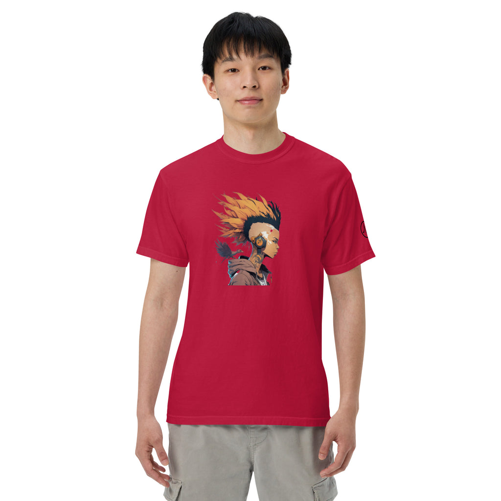 Team Awesome Mr. Phoenix Men’s garment-dyed heavyweight t-shirt