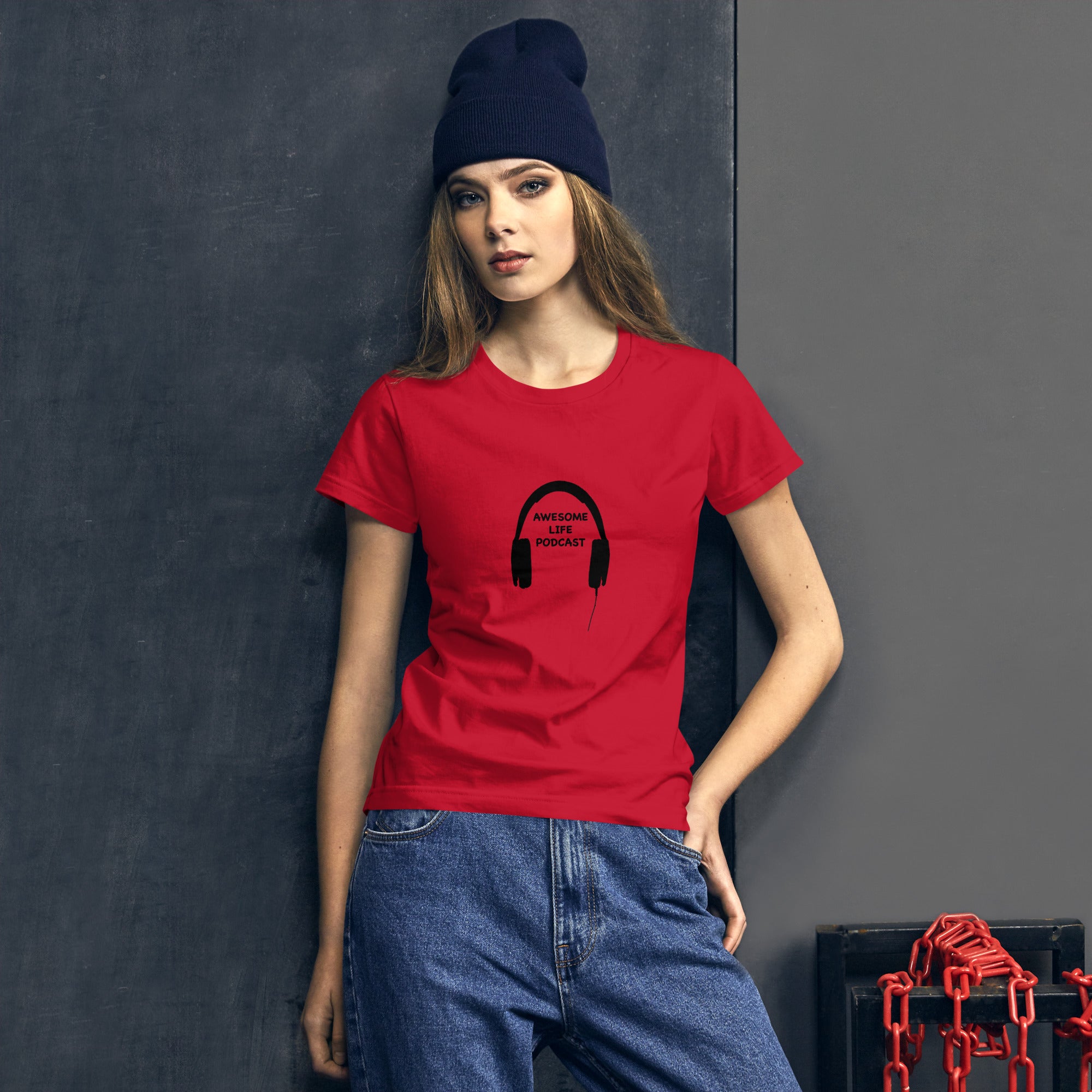 Awesomelife Podcast Women's short sleeve t-shirt
