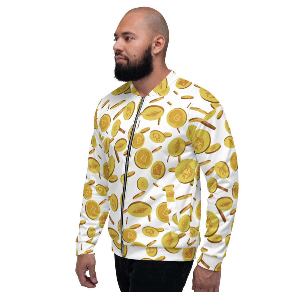 Crypto Life Crypto Dripto Unisex Bomber Jacket