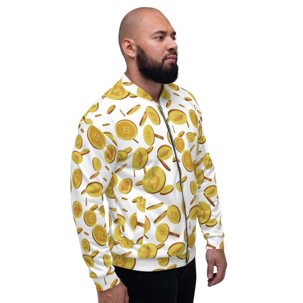 Crypto Life Crypto Dripto Unisex Bomber Jacket