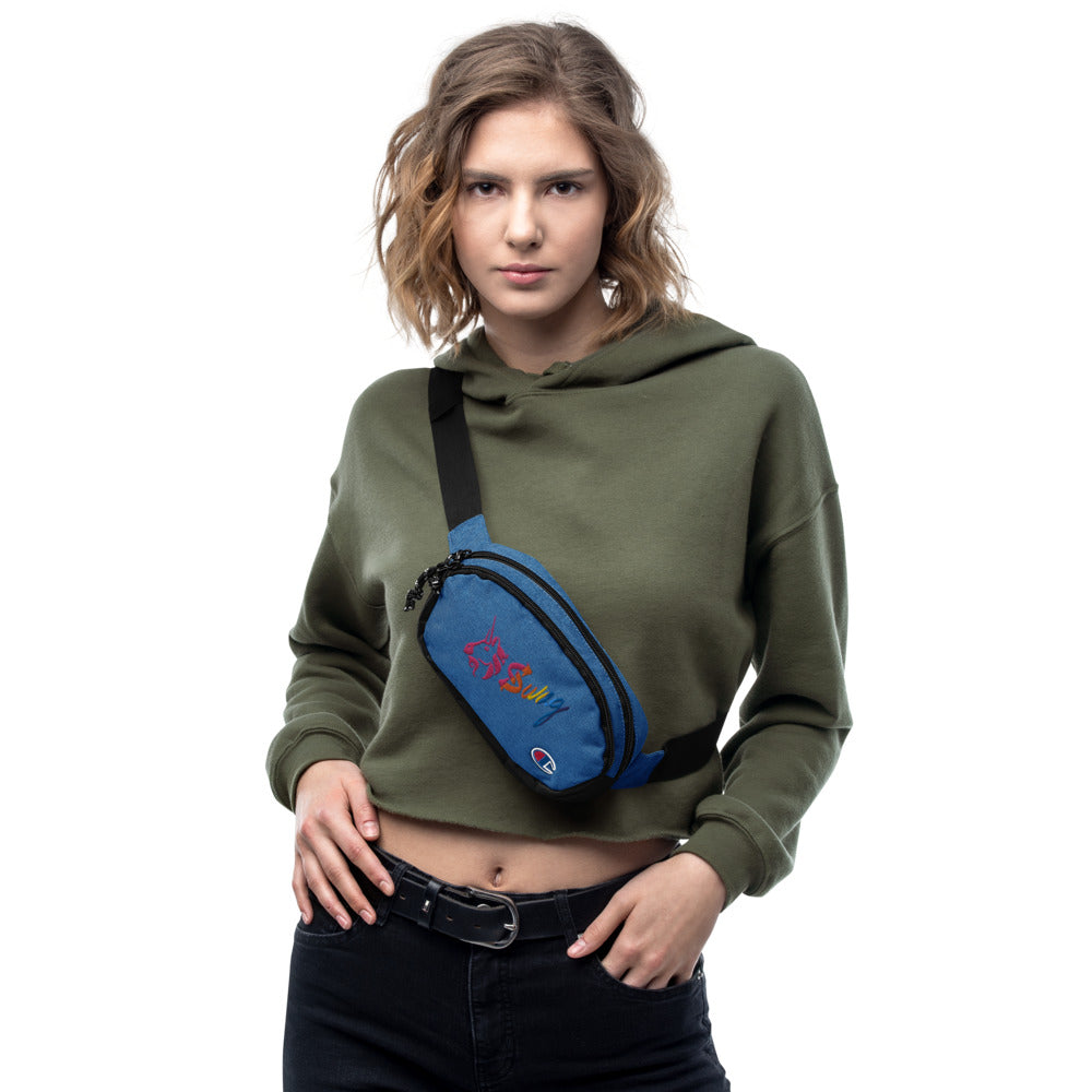 Crypto Life Uni Swag Champion fanny pack Awesome Life Entertainment