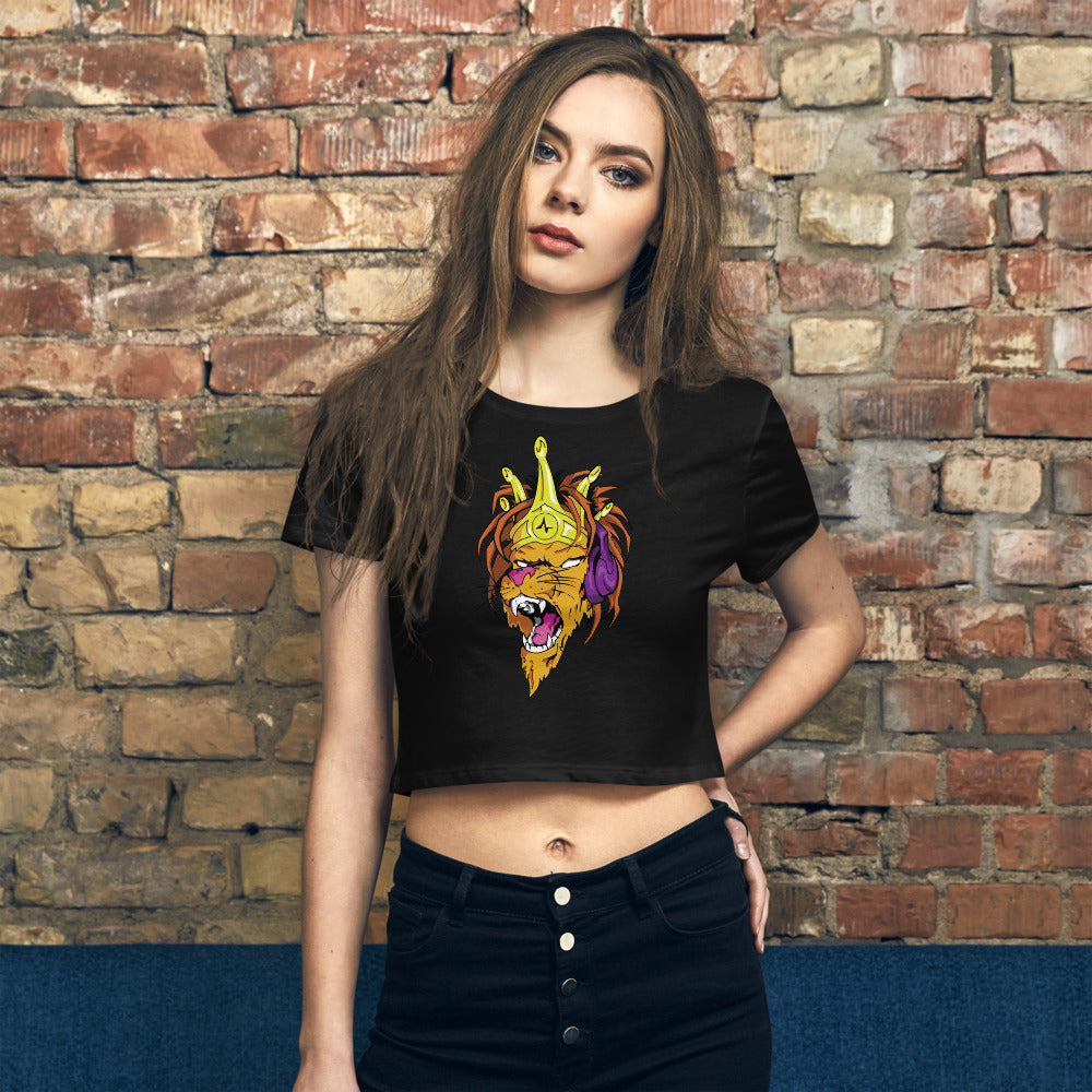 Awesomelife Lion Women’s Crop Tee