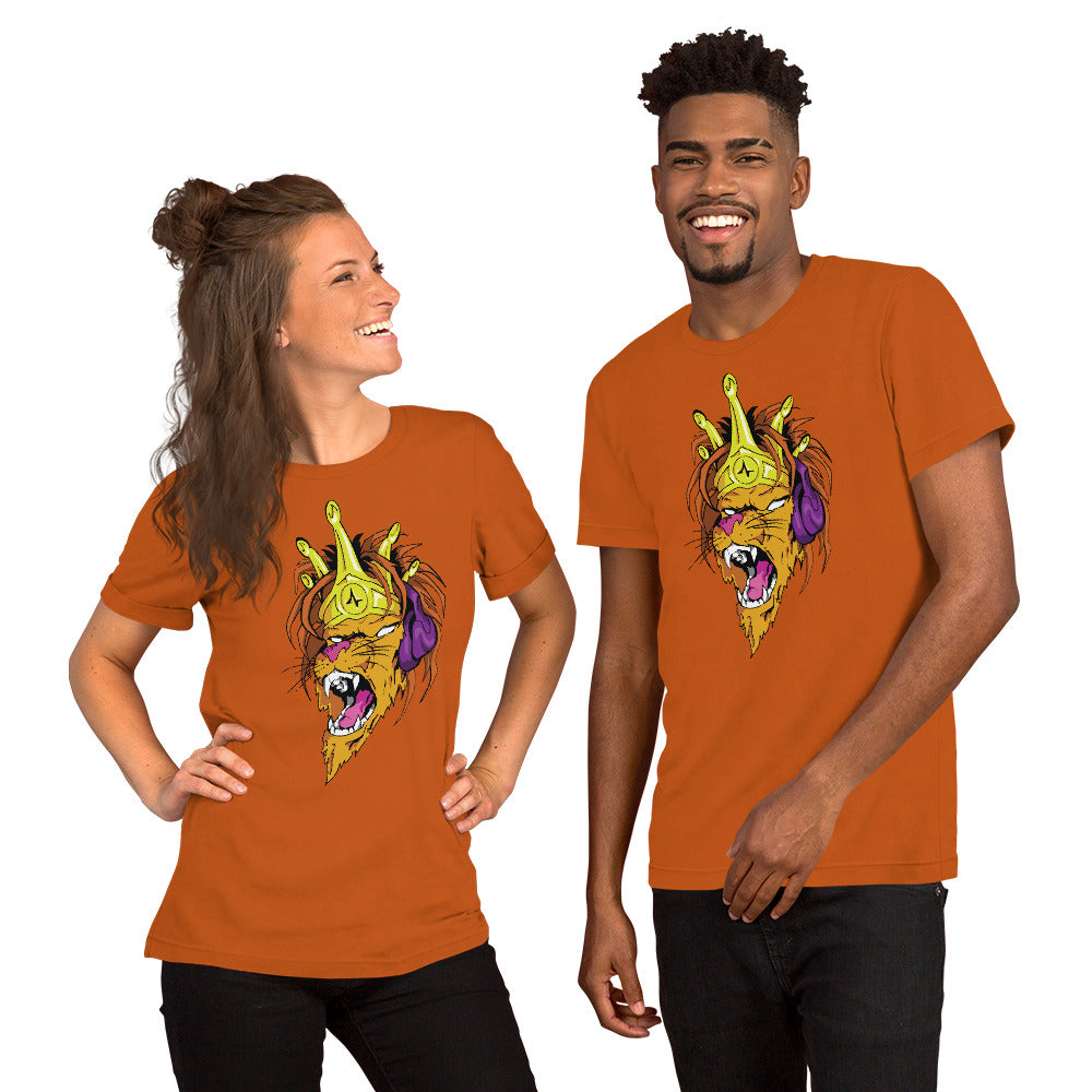 Awesomelife Lion CrownShort-Sleeve Unisex T-Shirt