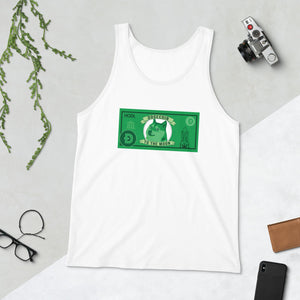 Crypto Life Doge Dollar Unisex Tank Top